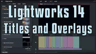 Lightworks 14 Titles and Overlays