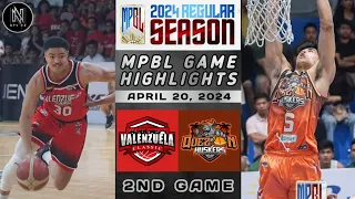 MPBL HIGHLIGHTS: VALENZUELA CLASSIC VS QUEZON HUSKERS (APRIL 20, 2024)