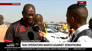 SANTACO protest  | Taxi operators march against xenophobia