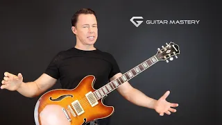 How To Practice Playing Fast Runs Freely - Guitar Mastery lesson