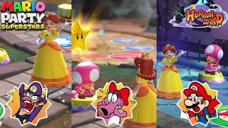Mario Party Superstars - Daisy vs Waluigi vs Birdo vs Mario - Horror Land