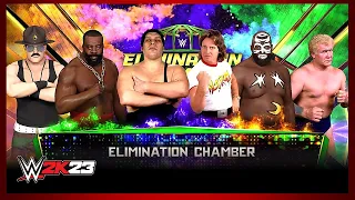 WWE 2K23 | 6-MAN ELIMINATION CHAMBER (Custom Characters)