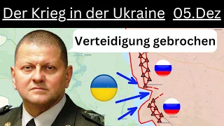 05.Dez: Erfolgreicher Ukrainischer Durchbruch! Ukraine-Krieg Tag 284