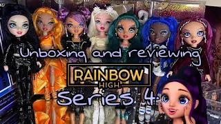 Unboxing and reviewing Rainbow High Series 4