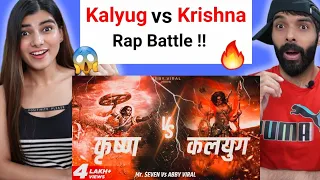 Mahabharat Rap Battle: Kalyug vs Krishna Reaction | AbbyViral​