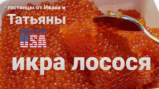 Хочу икру лосося, долларов так за 50$.