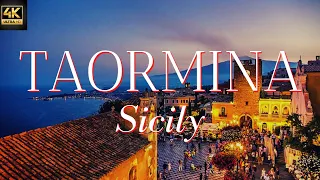 Taormina Italy, Taormina Sicily Aerial, Taormina 4k and Beautiful Drone Views !