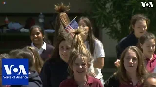 Students at Meghan Markle's former school celebrate her upcoming wedding to Prince Harry