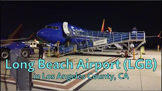 ✈️ Long Beach Airport (LGB), holiday style [4K]