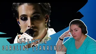 FIRST TIME REACTING TO | Måneskin | Caroline (Sanremo)