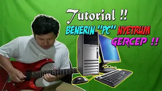 Cara Atasi PC yang Nyetrum Saat untuk bermain gitar link.. ini solusinya