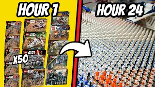 Building a MASSIVE LEGO Clone Trooper Army in Under 24 HOURS!