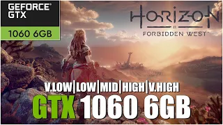 Horizon Forbidden West | All Settings Tested GTX 1060 6GB FPS TEST