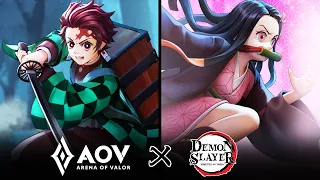 Demon Slayer x Arena of Valor : Skin Effect ( Yan, Keera )