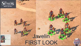 The Settlers: New Allies | JAVELIN FIRSTLOOK | A City Building RTS with Ships & Combat!