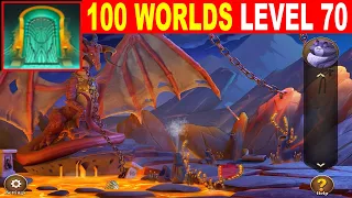 100 Worlds LEVEL 70 Walkthrough - Escape Room Game 100 Worlds Guide