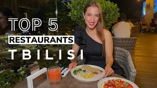 5 BEST RESTAURANTS IN TBILISI (with prices) 4K