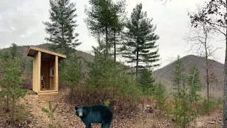 Outhouse Masterpiece (Dookie Den) - Offgrid Cabin Build Ep.7