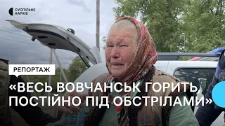 Шостий день евакуації: жителі Вовчанська виходять з міста пішки