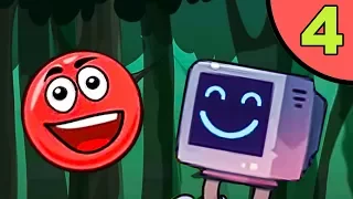 Несносный красный шар. Покатушки #4. Мультик ИГРА Red Ball Roll на Игрули TV