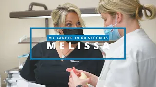 My Career in 60 Seconds: Melissa, Dental Lab Technician