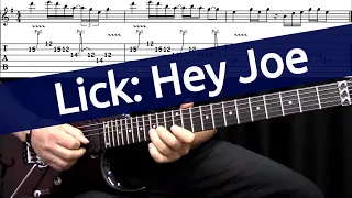 [Lick da Semana] Hey Joe - Jimi Hendrix