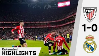 Athletic Bilbao 1-0 Real Madrid Ext. Highlights (Copa Del Rey Quarter-Final HD) 3/02/2022