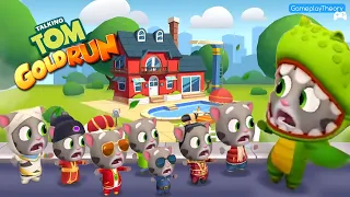 Every Talking Tom Character Unlocked - Talking Tom Gold Run Full Screen Gameplay (Android/iOS)