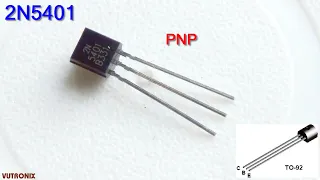 [SGeC] 2N5401 PNP transistor for HV-LV switching applications 160V-0.6A-0.31W