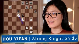 Hou Yifan | Strong Knight in the Zaitsev Variation | GRENKE Chess Classic 2018
