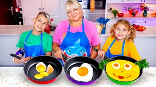 COOKING CHALLENGE: Kids vs Grandma, Who Will WIN?