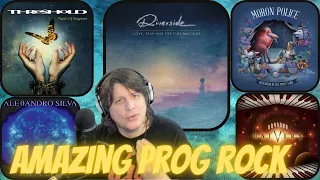 PROG ROCK MARATHON REACTION to Riverside / Threshold / Moron Police / Voyager / Alejandro Silva