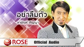 อย่าลืมตัว - สายัณห์ สัญญา  (Official Audio)