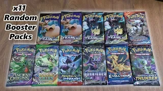 11 Random Pokemon Booster Pack Opening