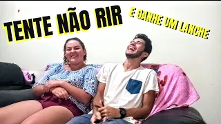 TENTE NÃO RIR COM A NAMORADA *valendo um lanche*