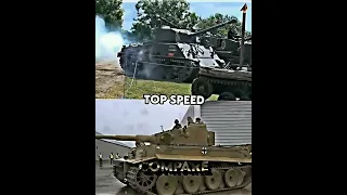 Tiger 1 VS M4 Sherman #shorts