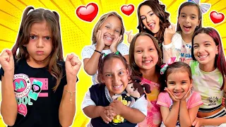 Jessica e Histórias Engraçadas de novas Irmãs ft gatinha das artes e MC Divertida