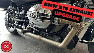 2021 BMW R18 Titanium Exhaust Easy Install Step by Step (Pro Race SR-1)