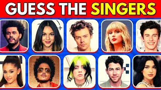 Guess The Singer in 3 Seconds... 🎤 | 100 Famous Singers 🎶