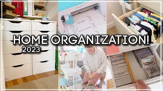 MASSIVE DECLUTTER & ORGANIZE WITH ME 2023 / SMALL HOME ORGANIZATION IDEAS & MOTIVATION