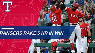 Rangers hit five home runs in win over White Sox