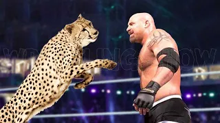 Goldberg vs Cheetah King Match Wrestling Show