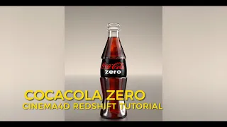 COCACOLA ZERO Product Viz in Cinema4d and Redshift