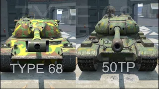 ЧТО ЛУЧШЕ 50TP или TYPE 68 Wot BLITZ