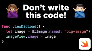 Don't write this code! (use prepareForDisplay instead 😌)