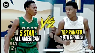 5 Star ALL AMERICAN vs TOP Ranked 9th Grader PG!! Peyton Watson vs Mike Price Was LIT!