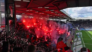 Pyroshow von Leverkusen in Bochum [10.04.2022]