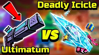 ULTIMATUM VS. DEADLY ICICLE! (WHICH IS BETTER?!?!) | Pixel Gun 3D