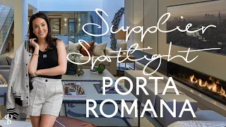 SUPPLIER SPOTLIGHT | SHARING A TOP INTERIOR DESIGNERS BEST SOURCES | PORTA ROMANA LIGHTING