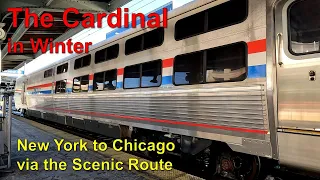 The Cardinal in Winter | New York to Chicago by Train in an Amtrak "Baggage Dorm" Roomette